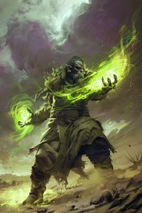 With an insatiable hunger for power and an unconventional alliance with an otherworldly patron, the Half-Orc Warlock treads a treacherous path between savage, brawn, and arcane brilliance.