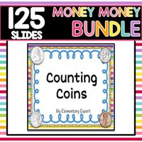 NO PREP DIGITAL MATH BUNDLE: COINS by Elementary Expert | TpT