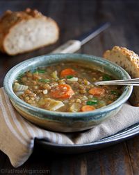 Lentil Soup with Coriander and Cumin