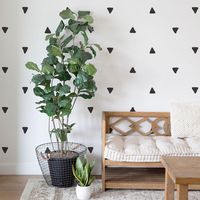 Our Irregular Triangle wall decals are a fun new twist on our best-selling Irregular Dots. And, believe us, they are an installation dream come true! Red Barrel Studio® | Red Barrel Studio® Wall Decal / grayVinyl in Black | Wayfair | Home Decor