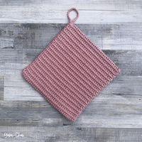 Ribbed Potholder – Yarn + Chai Blog