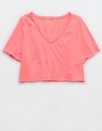 Aerie Cropped Beach T-Shirt