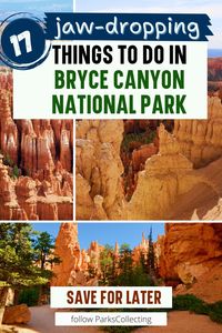 17 things not to miss when you visit Bryce Canyon. Best things to do in Bryce Canyon for your Bryce Canyon road trip itinerary. Super fun activities for your Bryce Canyon vacation itinerary and Bryce Canyon road trip. The best of Bryce Canyon National Park | bryce canyon hikes | things to do in bryce canyon national park | bryce canyon bucket list | bryce canyon guide | utah travel | utah hikes | utah national parks | usa national parks | usa travel