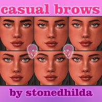 Casual Brows - an eyebrow set | Patreon