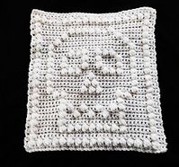 Ravelry: Skull Bobble Stitch Afghan Block pattern by Spider Mambo