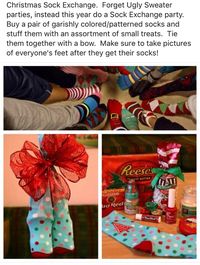 Christmas sock exchange!