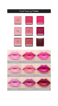 ETUDE HOUSE Personal Color Palette Cool Tone Lip 1g*9colors | Best Price and Fast Shipping from Beauty Box Korea