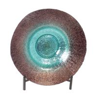 Casa Cortes Handcrafted Turquoise Centerpiece Charger Plate and Stand | Overstock.com Shopping - The Best Deals on Accent Pieces