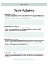 Why do Crystals Work? and How to Program Them — Mumbles & Things