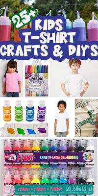 super fun diy shirt crafts for kids to make. You will love these creative diy t shirt crafts PLUS kids can make them. Hours of summer fun with diy shirt ideas for kids. via @lifesewsavory