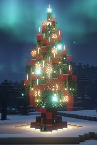 Immerse yourself in the magic of the holidays with this stunning Minecraft Christmas Tree build! Featuring glowing lights, vibrant ornaments, and a natural yet majestic design, this build captures the cozy charm of a winter night. Perfect as a festive centerpiece for your world, it blends realism and fantasy to bring your Christmas dreams to life.