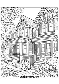 Transform your autumn relaxation with this printable fall home coloring page for adults! With intricate designs that capture the essence of fall at home, it’s ideal for winding down and enjoying the season. Download now and start your fall coloring journey! #PrintableColoring #FallDecor #AdultArt