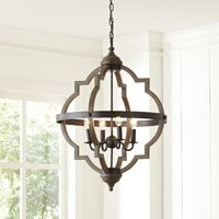 Bennington 4-Light Candle Style Geometric Chandelier & Reviews | Joss & Main