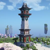 - Hanok Tower Survival Friendly build Lemme know what you think! #minecraft #minecraftbuilds