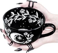 Spooky Witchy Halloween Gifts Metaphysical Witchcraft Supplies Occult Goth Boho Decor Cup - 17.6oz 500ml. Microwave safe. Affiliate link