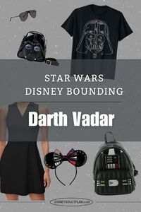 Star Wars outfit ideas inspired by Darth Vader for men and women, perfect for exploring Disney's Galaxy's Edge. #starwars #Disneybounding #starwarsoutfits #DarthVader #GalaxyEdge #DisneyOutfitIdeas #starwarsbounding #menoutfits #womenoutfits #outfitideasfordisney