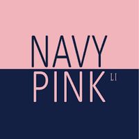 Image result for pink coral navy blue brand