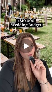 Lynea D'Aprix on Instagram: "Keeping a wedding under $10,000 #budgetwedding #diywedding #cheapweddingfood"