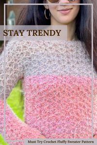 Cozy up with the Lilah Jumper! This soft and fluffy sweater crochet pattern is perfect for intermediate crocheters. It works up fast and includes sizes from XS to 5XL, making it a versatile project for all body types. With its easy-to-follow instructions, you'll love how quickly this stylish sweater comes together. Get the pattern now and start crocheting your new favorite Fall or winter pullover.🥰