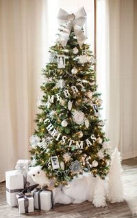 White Tree Decor