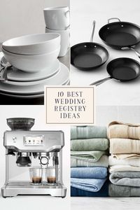 Useful Wedding Registry Checklist: What to Put On Your Wedding Registry & Wedding Details - It can be hard to come up with unique wedding gift ideas for your registry, depending on your household's needs. Check your registry off your wedding to do list with this guide to 10 handy items to add to your wedding registry! Follow for more wedding planning tips, including ways to create an emerald green wedding theme through classic wedding decor, romantic bridesmaid dresses, and even ways to include your pets in your wedding ceremony!