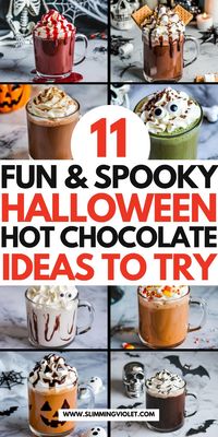 Warm up with 11 fun and spooky Halloween hot chocolate ideas! From Witch’s Brew to Black Magic, these cozy drinks are perfect for your next Halloween party or a chilly autumn night. Save this pin for a hauntingly delicious treat that’s sure to delight both kids and adults!