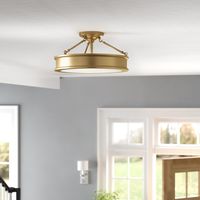 Three Posts Everlee Semi Flush & Reviews | Wayfair