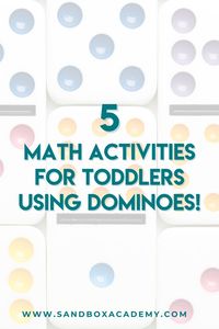 These math activities will encourage new learning to take place while you and your little ones enjoy.