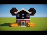 Minecraft Tutorial: How To Make Mickey Mouses Club House! Mickey Mouse house tutorial” | Minecraft Stream