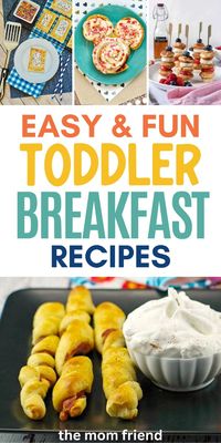 Discover quick, easy, and fun toddler breakfast ideas with these kid-friendly breakfast recipes, including healthy options like pancakes, smoothies, waffles, muffins, and more. Perfect for picky eaters to enjoy at home or on-the-go.