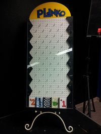 Step by step instructions on building your own Plinko game - for fall festivals or carnivals