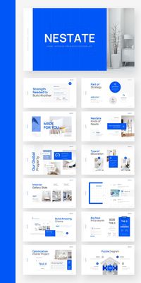 Nestate - Home Interior PowerPoint Template is your solution to run any business and project successfully. With design element trends, you can enhance your brand’s visuals and experience to mesmerize the audience’s eyes. #powerpoint #presentation #template #design #slides #layout #googleslides #free #data #chart #infographic #elements #vector #ppt