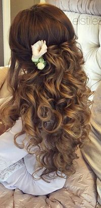 Our Favorite Wedding Hairstyles For Long Hair ❤ See more: http://www.weddingforward.com/favorite-wedding-hairstyles-long-hair/ #weddings