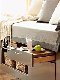 pull out bedside table