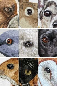 How To Embroider Realistic Eyes (For Animals And Humans)