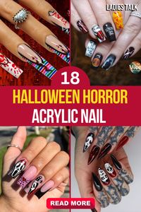 Step into the spooky season with these horror-themed acrylic nail designs. From eerie blood splatters to creepy skulls, these nails will complete your Halloween look. Scare in style with creative and haunting designs that will leave everyone in awe. Dare to try them this season!
#HalloweenNails #AcrylicNails #SpookyNailDesigns #HorrorNails #Halloween2024