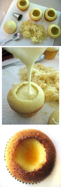 Creme Brulee Cupcakes- I bet these are GOOD!