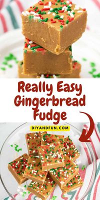 Really Easy Gingerbread Fudge