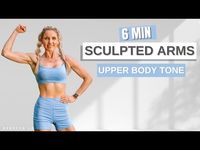 Get Toned Arms With This Home Workout - Sculpted Upper Body - YouTube