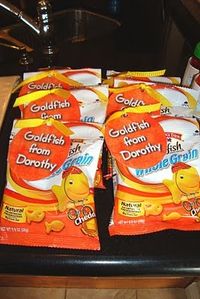 Celebrating Today: Sesame Street Birthday Party- Goldfish from Dorothy