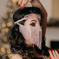 Rhinestone Face Mask, Belly Dance Face Veil, Arabian Face Mask, Belly Dance Face Mask, Face Mask Headpiece, Festival Face Jewelry, Face Veil - Etsy Ukraine