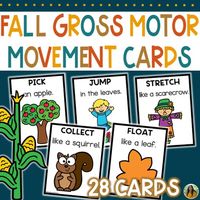 Fall movement cards | TPT