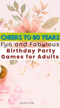 Keep the party spirit alive with our engaging birthday party games for adults! From hilarious activities to heartwarming moments, these games are perfect for celebrating 80 amazing years.