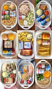 Are you tired of cooking the same thing every night for your picky family? Check out this list of quick and easy dinner casseroles! They are all fun to make with just a few ingredients, budget friendly, simple to prepare, kid approved, and great leftover! On this list of easy dinners, you'll find everything from chicken and ground beef to comforting pastas and cheesy rice. A lot of these yummy recipes are dump and bake meals that only require a little bit of mixing while the oven does the hard work for you!