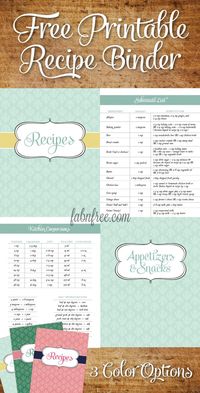 FabNFree-FreeRecipeBinderPrintables