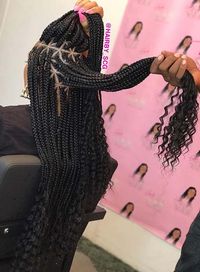 Triangle Goddess Box Braids