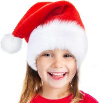 Amazon.com: HONGTEYA Baby Santa Hat, Baby Christmas Hat for Kids, Unisex Velvet Classic Newborn Santa Hat Kids Baby Boy Girl for Christmas New Year Xmas Holiday : Clothing, Shoes & Jewelry