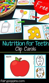 Free #clip #cards #to #teach #kids #about #nutrition #for #healthy #teeth. #Great #for #dental #week, #preschool, #kindergarten #or #first #grade. # #fairypoppinsresources # #dentalactivities, #cards #Clip #Dental #dentalhealthweek #dentalactivities #fairypoppinsresources #free #Grade #great #Healthy #kids #kindergarten #Nutrition #preschool #Teach #Teeth #Week Check more at...