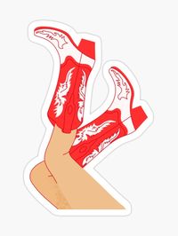 #sticker #stickercowgirl #retrocowgirlaesthetic #stickerdesign #howdy #stickercowgirl #coolsticker #cowgirlbootsaesthitic #stickerfashion #stickerRedbubble #cowboytakemeaway #cowgirlsticker #coolthingstobuy #thingstobuy #aestheticstufftobuy #cowgirlbootssticker #stickercowgirldesign #buysticker #redbubble #findyourthings #stickergift #buystickercowgirl #cowboybootsillustration #cowboyllillustration #cowgirlboots

Female legs in cowboy boots. Cowgirl wears boots. Sticker