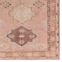 Birch Lane™ Debary Machine Washable Performance Orange/Pink/Brown Rug | Wayfair